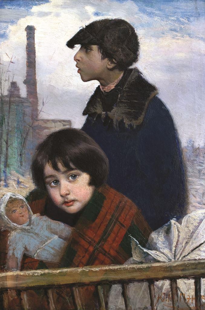 Vaikai pabėgėliai. 1914–1916 m.