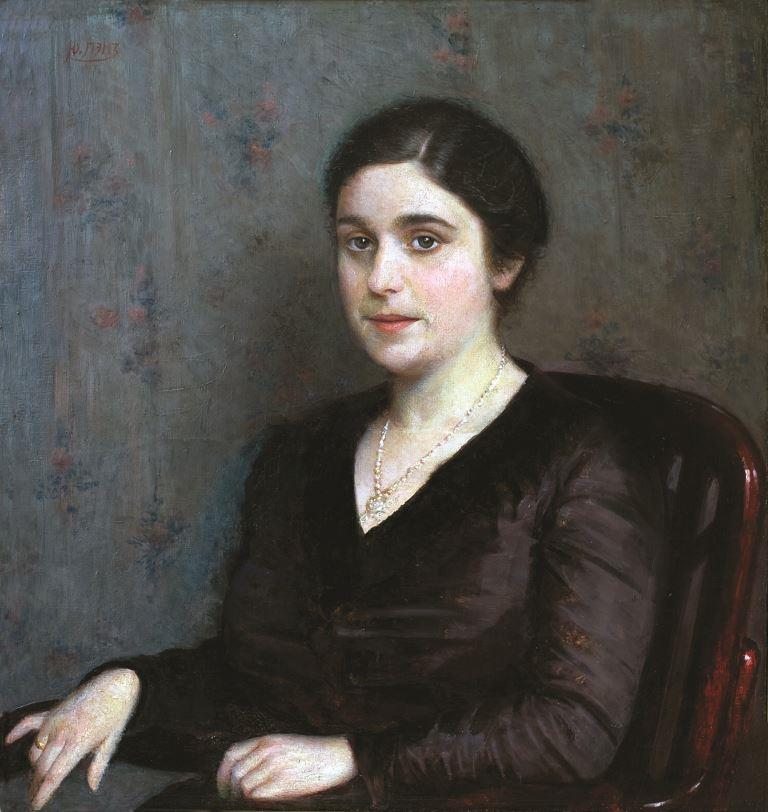 Dama kėdėje. 1917 m.