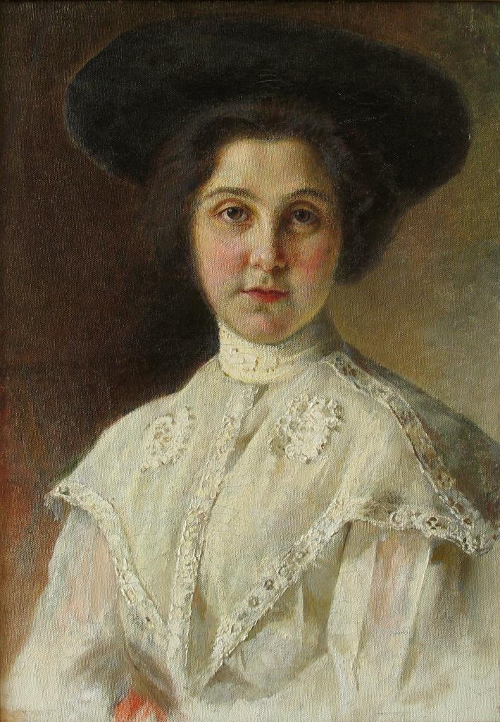 Damos portretas. Y. Penas. 1910 m.