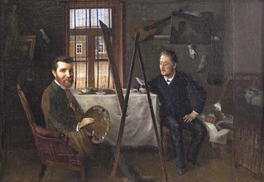 Dailininko dirbtuvėje. 1890–1895 m.